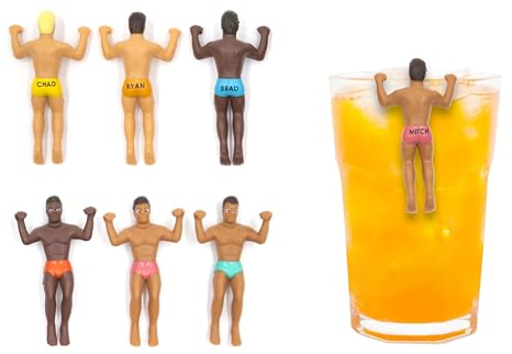 Celebration Nation - Drinking Buddies - Multicolor - Die coolen Glasmarkierer für Trinkgläser | Lustige Party Weinglas Marker | Markierer am Glasrand | Geschenk für Muttertag, Geburtstag, Partys