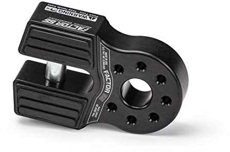 Factor 55 00050-04 Flatlink Original Folding Winch Shackle Bracket Max Load Rating 16,000 lb Ultimate Failure Greater Than 40,000 lb Ideal for 4x4 Off Road Adventures – Black