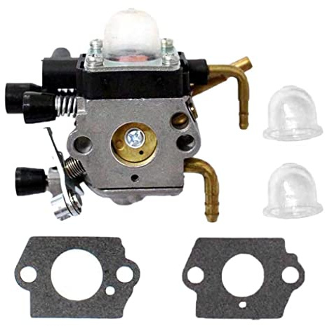 HURI Vergaser + Dichtung + Kraftstoffpumpe passend für Stihl HS81 HS81R HS81RC HS81T HS86 HS86R HS86T # ZAMA C1Q-S225