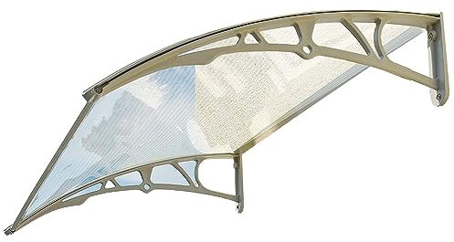 Easylife Door Canopy for Front Door and Back Door, 1.2m, L80cm x W121cm x D23cm - Fully Guaranteed