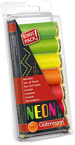 Neon Nähgarn-Set