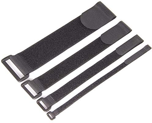 100x Kabelbinder Klett schwarz 2x80 cm *** Klettverschluss *** Große AUSWAHL 1/2/3/5cm 10-300cm 1/10/20/50/100er Packs