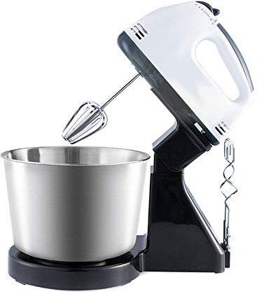 Abilieauty Sbattitore Elettrico per Dolci per Mani Impastatrice Uovo Miscelatore per Impasto per Torta Frullatore Ciotola Battitore Miscelazione 7 velocità Robot da Cucina,Mixer