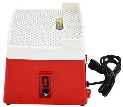 PreAsion Mini Portable Automatic Water Stained Glass Grinder - Fit for 5/8 & 1 Diamond Grinder Bit - 110V DIY Desktop Grinding Machine