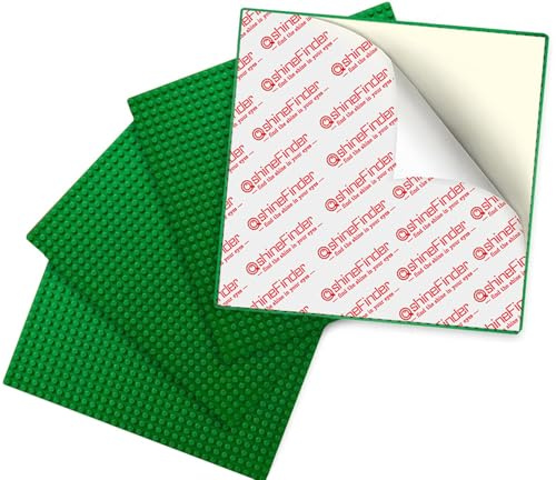shineFinder Set di 4 Base per Classic, 25,5 x 25,5 cm basi, piastra di base per rimuovere e incollare per tavolo, parete