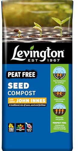 Levington PEAT FREE Seed Compost, with added John Innes, 25 Litres
