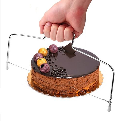 Cake Slicer Line Bread Wire Levelled Decorator Cake Cutter Stainless Steel Kitchen Baking Tool DIY Cake Making Accessories Professional Leveler Tool Single line