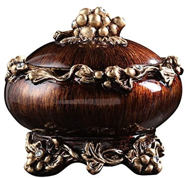 Cendriers Cendrier à cigarettes en résine coupe-vent avec couvercle, porte-cendres for fumeurs Aspirateur de Fumée