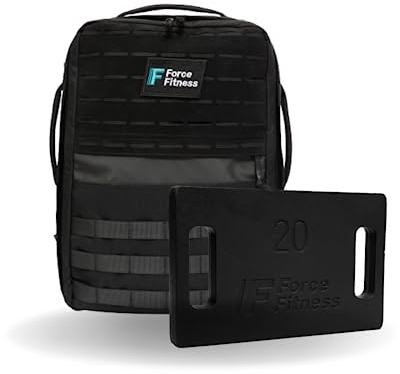 Force Fitness Rucking Backpack + Gewichte