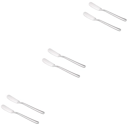 Cabilock 6 Pièces épandeur de beurre huile de beurre tartineur de beurre chauffant spatule à crème tartineur de beurre fondu épandeur de confiture écarteur de beurre en acier inoxydable