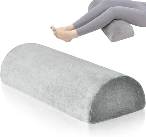 Oreiller orthopédique en Mousse à mémoire de Forme Demi-Lune, Coussin Cervical orthopédique, pour Le lit, Le Dos, la Nuque, Les Jambes et Les Genoux. Coussin cale-Genoux de Jambes pour la Nuque