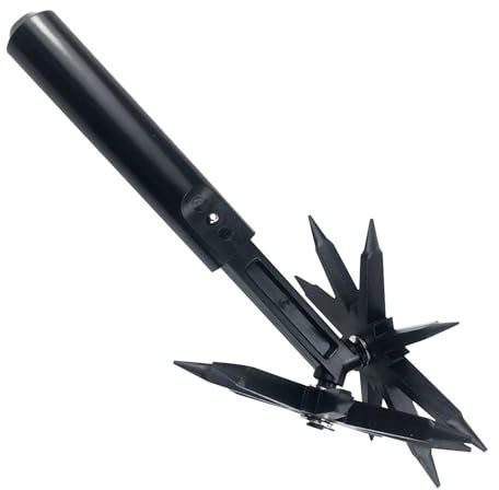 Attrezzo da Giardino Rotante - Fresatrice per Prato e per | Coltivatore di Terreno Portatile, Attrezzo da Giardinaggio Multiuso per Giardinaggio Domestico, Orticoltura con Ortaggi e Paesaggistica