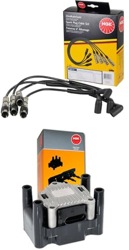 BandelOne enthält NGK Zündkabelsatz + Zündspule passend für 1.2 Tsi Cbza Cbzb