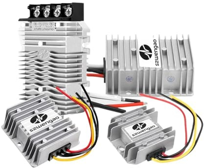 12V 24V a 6V 10A 20A 25A 40A 50A 60A Regulador convertidor CC Reductor Fuente de alimentación 12 voltios a 6 for Coches Juguetes(20A)