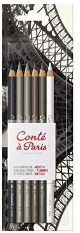 Conté à Paris 6 Count Drawing Pencils Set