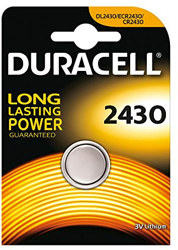 Duracell - Pila a bottone al litio “Electronics” CR 2430 3 Volt (Confezione da 1)