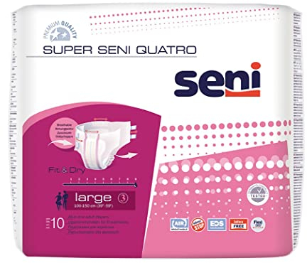 Super Seni Quatro - Gr. Large - 4200 ml - PZN 03151082(6x10Stück)