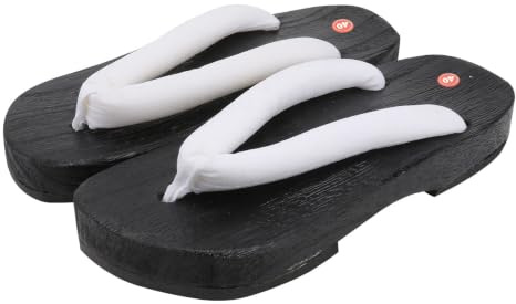 Holibanna Japanische Holz Clogs Sandalen Japan Traditionellen Schuhe Geta