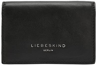 LIEBESKIND Berlin Scarlet Cardie Geldbörse, Extra Small (HxBxT 11.2cm x 7.5cm x 1.5cm), Black