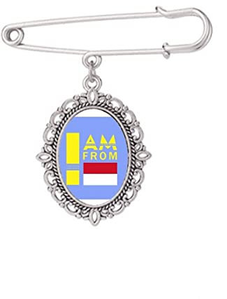 I am from indsia Art Deco Mode Brosche Pin Kleid Hemd Schal Clips, M