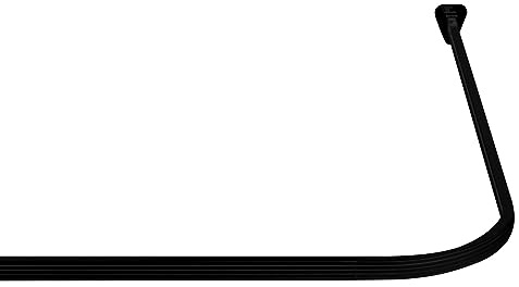 RIDDER Universal-Vorhangschiene Bruck schwarz 90x90x90 cm