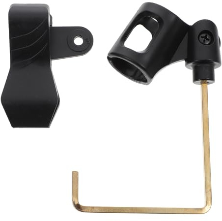 Praktischer Mikrofonclip für Saxophonständer, Metall Abs, 1 Stück | Mikrofonklemme für Drahtloses Mikrofon, Zubehör für Musikbranche, Kompakte Halterung Zufällige Farbe