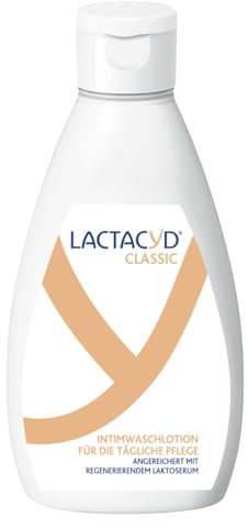 Lactacyd Classic Lotion nettoyante intime – Avec pH ajusté et acide L naturel – Testé et confirmé cliniquement – 400 ml