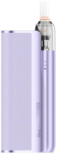 GEEKVAPE WENAX M Starter Pod Kit | Powerbank 2500mAh + GeekVape Wenax M1 Mini 16W 2ml Vaporizzatore | No e-liquid, No nicotine (Viola Pastello-)