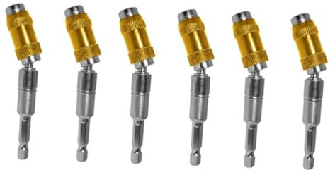HOMSFOU 6pezzi Portainserti Magnetico Flessibile Con Estensione Per Trapano Supporto Per Punte Cacciavite Angolo Adatto Per Spazi Ristretti e Uso Manuale