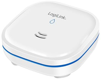LogiLink SC0122 - Wasserlecksensor (Alarm) mit eingebauter Batterie, Laufzeit bis zu 10 Jahre, Lautstärke: >85, IP65