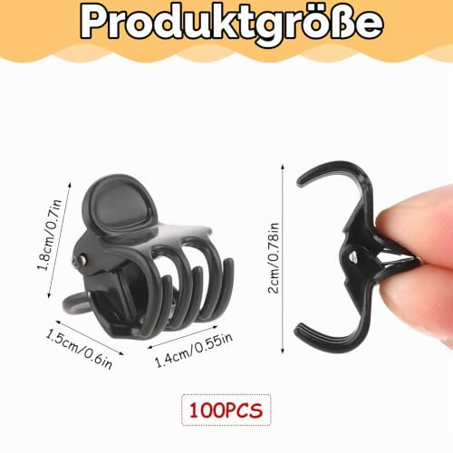 BOHUIZ 50 Stück Orchideen Klammern, Pflanzenclips, Kunststoff | Blumenklammern Pflanzenklammern, für Unterstützen, und Halten Pflanze