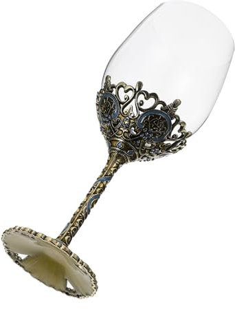 FUNNETOYU Calice Da Vino Senza Elegante Bicchiere Per Cocktail e Vino Per Feste e Ristoranti Per Ogni Occasione