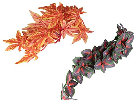 Toddmomy 2pièces Plantes Aquatiques Artificielles De Décoration pour Aquarium Lot de pour Eau Douce Et Salée