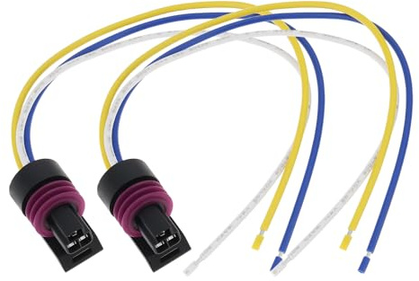 Be In Your Mind 2Pcs 3Pin Motorrad Öl Kraftstoff Druck Sensor Stecker 12110192 12065287 für Motorrad Auto 15cm