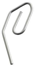 Ganchos Cortinas metalicos para Cortinas en riel | para visillos, Cortinas, Cortinas de Ducha, caravanas, Panel japonés | Ganchillos Pesados Tipo garfio | Pack de 25 uds