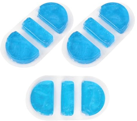 LRXIYODE Impacco Freddo e Caldo per Naso 3 Pezzi in PVC, Cuscinetto Rinfrescante per Zona Nasale per Alleviamento da Emicrania e Recupero Postoperatorio