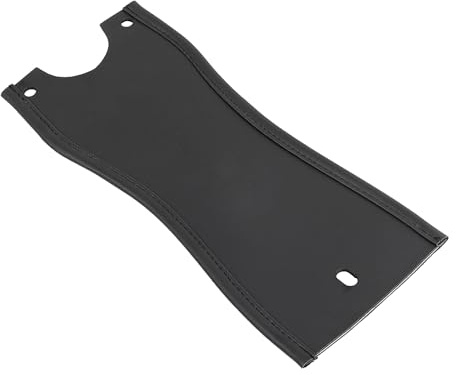 BID4ZE PU Leather Gas Tank Console Bib Panel Pad For Harley Dyna Street Bob FXDB Fat Bob FXDF 2008-2013,Black