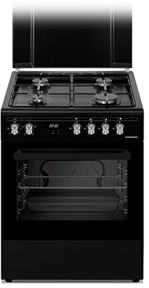 Schneider SCCG64C-BM - Cuisinière gaz Black mat