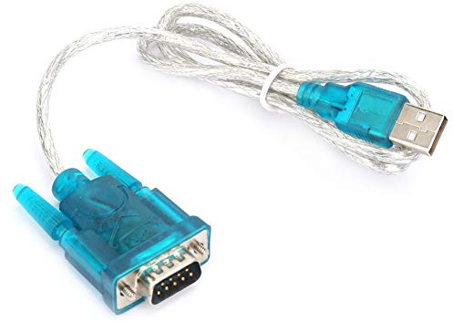 Aramox Cable Adaptador de Puerto Serie USB HL 340 a RS232 Chip único Integrado Adaptadores de caché TX 512 RX de 128 Bytes Computadoras Accesorios para Portátiles Adaptador de Puerto Serie HL 340