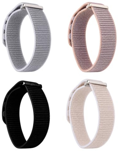 Gosknor 4pcs Nylon Band Straps Adjustable Compatible with Hume Band 1.0 | Watch Strap Adjustable Sport Health Fitness Wristband Replacement for Humehealth with Hook and Loop Closure Soft Breathable