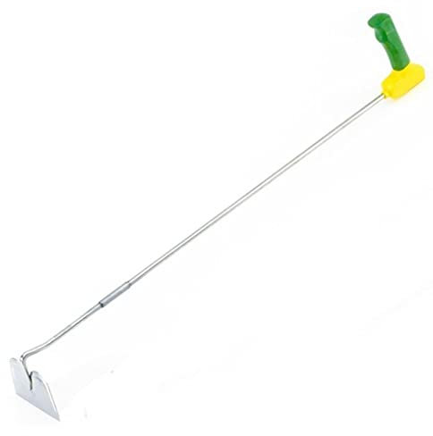 Easi-Grip PETA Garden Tools, Long Reach Garden Hoe Hand Tool, Soft Ergonomic Grip for Arthritis, Stainless Steel Garden Hand Tools, Non-Slip and Durable Grip for Elderly PLR-H