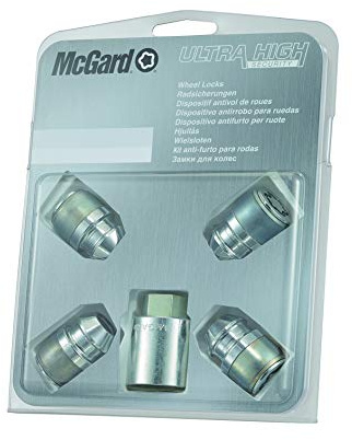 McGard 24154SL Dispositif antivol de roues et de pneus Ultra High Security à assise conique SW21 Filetage M12 x 1,25 Longueur 32,5 mm