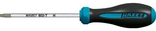 HAZET Schraubendreher HEXAnamic 802-T15H, Tamper Resistant TORX Profil | Abtrieb Tamper Resistant TORX Profil, TORX 3.27 mm, Länge l1 80 mm, Länge l2 179 mm, 58 g, Rundklinge, Schlüsselweite: T15H