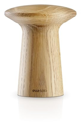EVA SOLO | Salz- und Pfeffermühle Eiche 4,3 Zoll | CrushGrind-Technologie | 25 Jahre Garantie | Dänisches Design und Funktionalität | Werkzeuge Küchenhelfer und Zubehör