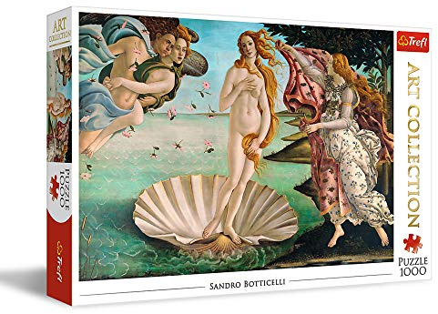 Trefl, Puzzle, El Nacimiento de Venus, Sandro Botticelli, de 1000 Piezas, Colección de Arte, Adultos y niños a Partir de 12 años