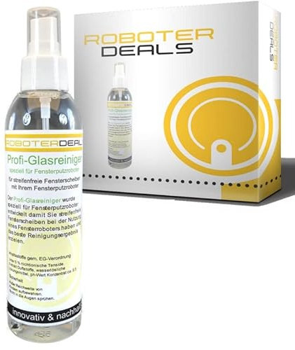 Spezial Glasreiniger passend für DREAME C1, ECOVACS WINBOT W3 OMNI, ECOVACS WINBOT W2S Omni, ECOVACS WINBOT ‎W2 PRO Omni, ECOVACS WINBOT Mini, Wind X3, HUTT S7 Plus