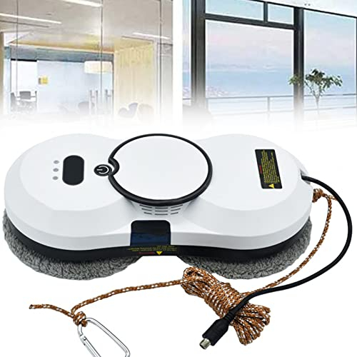ATRNA Robot Laveur de Vitre, Robot Nettoyeur Vitre Robot Aspirateur de Vitres, Robot de Nettoyage de Vitres pour Extérieur/intérieur-White