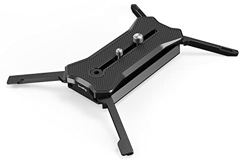 SMALLRIG Quick Release Plate Schnellwechselplatte für MFT-Typ, max. Belastbar mit 20kg, Faltbare Vierbeinige Halterung für Kameraobjektive Innerhalb von 20cm, Anti-Twist Design - 3912