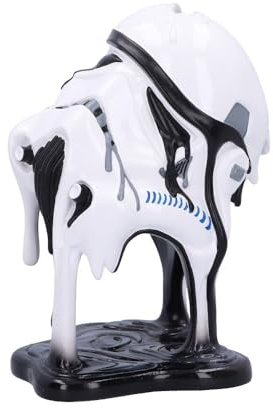 Nemesis Now Stormtrooper Too Hot To Handle, 23cm Resin, Officially Licensed Sci-Fi Movie Giftware, White Melting Helmet Ornament