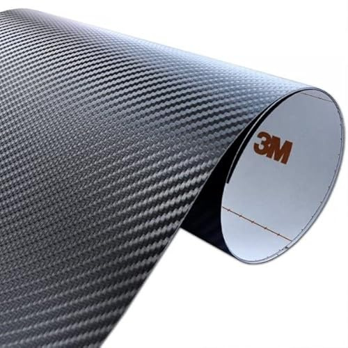 MOTOS 3M DI NOC Schwarz Carbon Autofolie Car Wrapping Folie CA 421 60X50